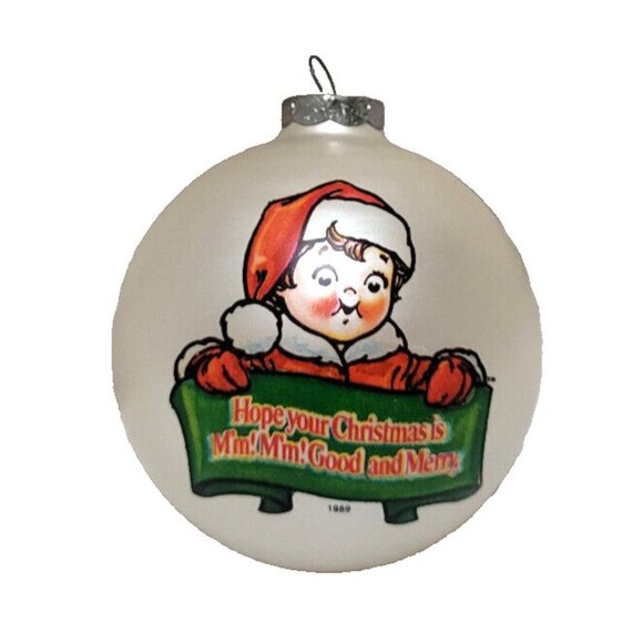 1989 Campbells Soup Kids Christmas Ornament No Box - Holiday Decoration Ball - Picture 3 of 6